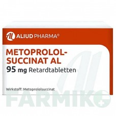 МЕТОПРОЛОЛСУКЦИНАТ (METOPROLOLSUCCINAT) 95 мг таблетки 30 шт - Метопролол ALIUD PHARMA