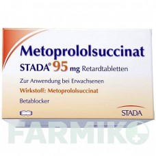 МЕТОПРОЛОЛСУКЦИНАТ (METOPROLOLSUCCINAT) 95 мг таблетки 50 шт - Метопролол STADAPHARM
