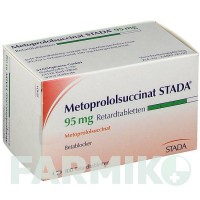 МЕТОПРОЛОЛСУКЦИНАТ (METOPROLOLSUCCINAT) 95 мг таблетки 100 шт - Метопролол STADAPHARM