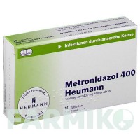 МЕТРОНІДАЗОЛ (METRONIDAZOL) 400 таблетки 10 шт - Метронідазол HEUMANN PHARMA