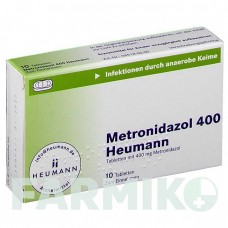 МЕТРОНИДАЗОЛ (METRONIDAZOL) 400 таблетки 10 шт - Метронидазол HEUMANN PHARMA