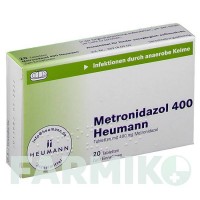 МЕТРОНІДАЗОЛ (METRONIDAZOL) 400 таблетки 20 шт - Метронідазол HEUMANN PHARMA