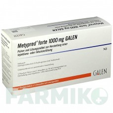 МЕТИПРЕД (METYPRED) 1000 мг порошок 5 шт - Метилпреднизолон GALENPHARMA