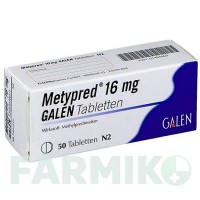МЕТИПРЕД (METYPRED) 16 мг таблетки 50 шт - Метилпреднізолон GALENPHARMA