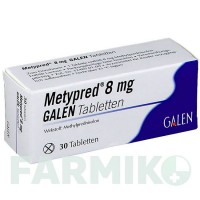МЕТИПРЕД (METYPRED) 8 мг таблетки 30 шт - Метилпреднізолон GALENPHARMA