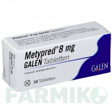 МЕТИПРЕД (METYPRED) 8 мг таблетки 30 шт - Метилпреднизолон GALENPHARMA