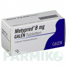 МЕТИПРЕД (METYPRED) 8 мг таблетки 50 шт - Метилпреднизолон GALENPHARMA