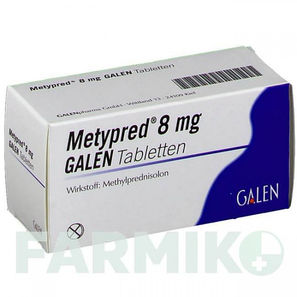 МЕТИПРЕД (METYPRED) 8 мг таблетки 50 шт - Метилпреднизолон GALENPHARMA