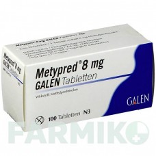 МЕТИПРЕД (METYPRED) 8 мг таблетки 100 шт - Метилпреднизолон GALENPHARMA