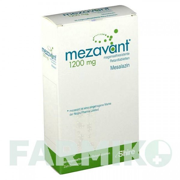 МЕЗАВАНТ (MEZAVANT) 1200 мг таблетки 60 шт - Месалазин KOHLPHARMA