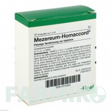 МЕЗЕРЕУМ ГОМАККОРД (MEZEREUM HOMACCORD) ампулы 10 шт - Гомеопатия BIOLOGISCHE HEILMITTEL HEEL