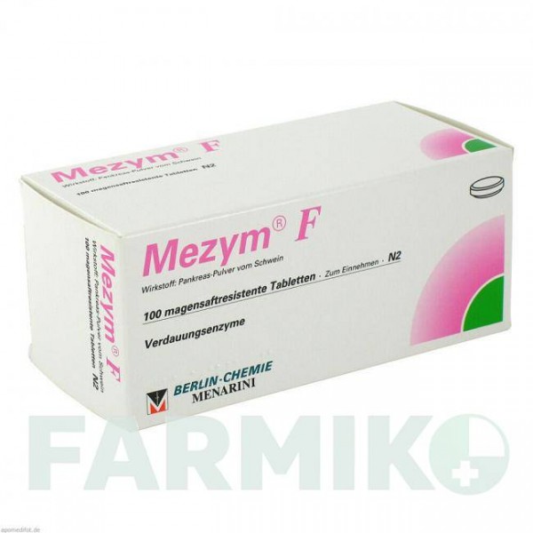 МЕЗИМ (MEZYM) таблетки 100 шт - Мультиэнзимы BERLIN-CHEMIE