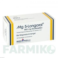 МГ 5 ЛОНГОРАЛ (MG 5 LONGORAL) таблетки 100 шт - Магния аспартат DROSSAPHARM