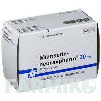 МІАНСЕРИН (MIANSERIN) 30 мг таблетки 20 шт - Міансерин NEURAXPHARM