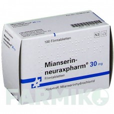 МИАНСЕРИН (MIANSERIN) 30 мг таблетки 20 шт - Миансерин NEURAXPHARM