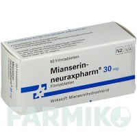 МІАНСЕРИН (MIANSERIN) 30 мг таблетки 50 шт - Міансерин NEURAXPHARM