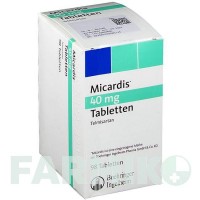 МІКАРДИС (MICARDIS) 40 мг таблетки 98 шт - Телмісартан DOCPHARM