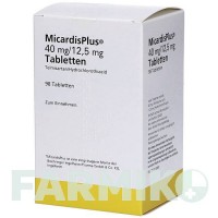 МИКАРДИСПЛЮС (MICARDISPLUS) 40 мг/12,5 мг таблетки 98 шт - Телмисартан, Гидрохлоротиазид ORIFARM
