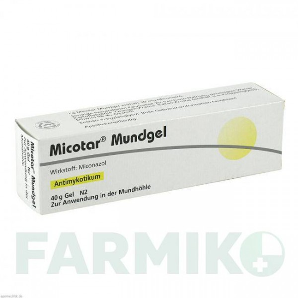 МИКОТАР (MICOTAR) гель 40 г - Миконазол DERMAPHARM