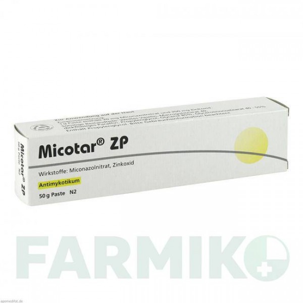 МИКОТАР (MICOTAR) паста 50 г - Миконазол, Другое DERMAPHARM