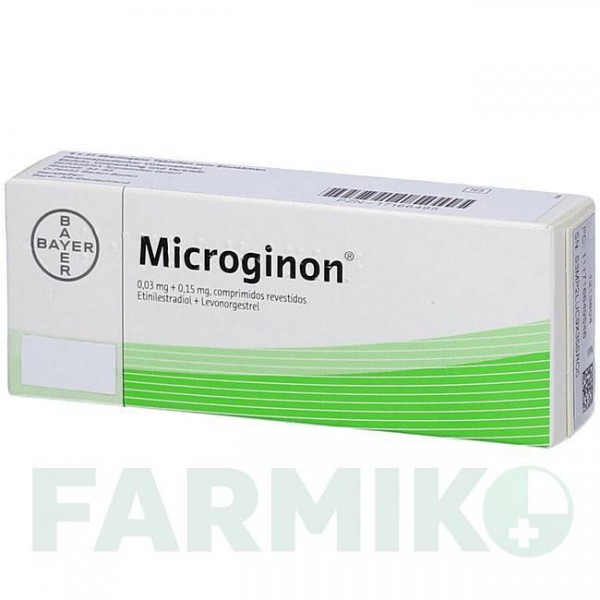МІКРОГІНОН (MICROGINON) таблетки 3x21 шт - Левоноргестрел, Етинілестрадіол DOCPHARM