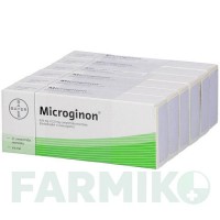 МІКРОГІНОН (MICROGINON) таблетки 21 шт - Левоноргестрел, Етинілестрадіол EMRA-MED