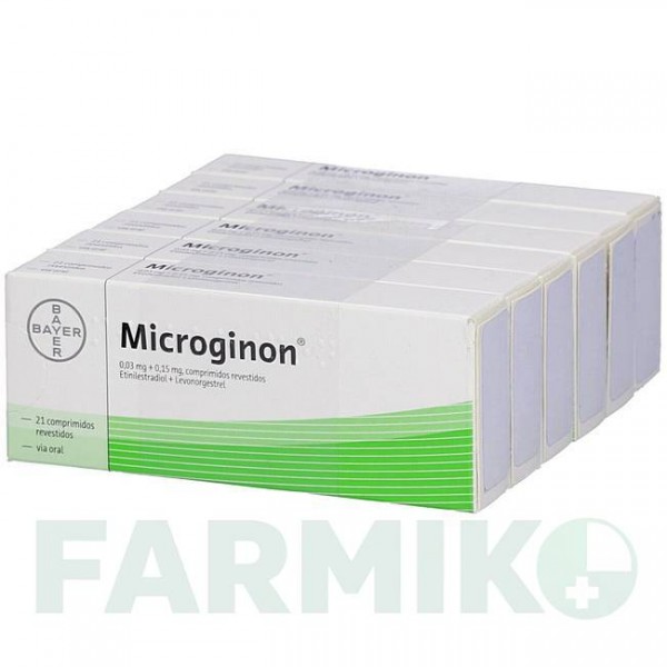 МИКРОГИНОН (MICROGINON) таблетки 6x21 шт - Левоноргестрел, Этинилэстрадиол EMRA-MED