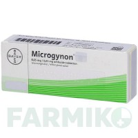 МИКРОГИНОН (MICROGYNON) таблетки 6x21 шт - Левоноргестрел, Этинилэстрадиол ACA MULLER-ADAG PHARMA