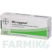 МІКРОГІНОН (MICROGYNON) таблетки 21 шт - Левоноргестрел, Етинілестрадіол EMRA-MED