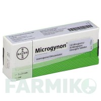 МІКРОГІНОН (MICROGYNON) таблетки 3x21 шт - Левоноргестрел, Етинілестрадіол EMRA-MED