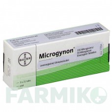 МІКРОГІНОН (MICROGYNON) таблетки 3x21 шт - Левоноргестрел, Етинілестрадіол EMRA-MED