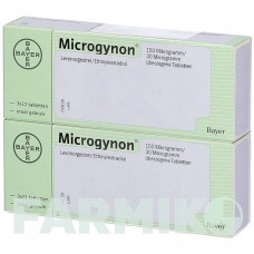 МІКРОГІНОН (MICROGYNON) таблетки 6x21 шт - Левоноргестрел, Етинілестрадіол EMRA-MED