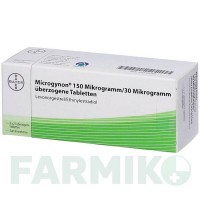 МІКРОГІНОН (MICROGYNON) таблетки 6x21 шт - Левоноргестрел, Етинілестрадіол ORIFARM