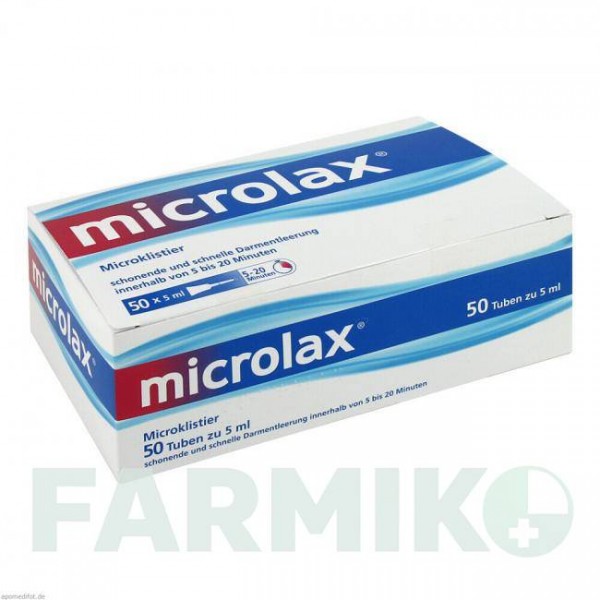 МИКРОЛАКС (MICROLAX) клизма 50 шт - Активные вещества EMRA-MED