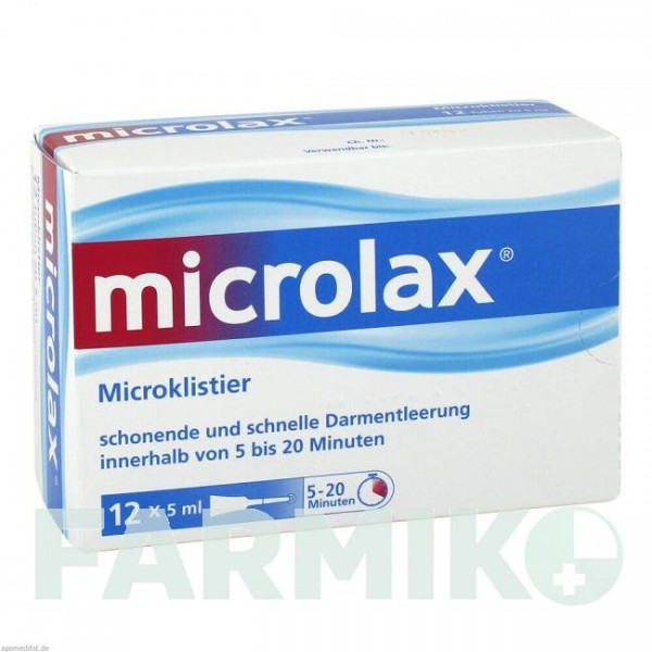 МІКРОЛАКС (MICROLAX) клізма 12x5 мл - Активні речовини EURIMPHARM