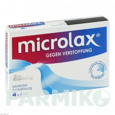 МИКРОЛАКС (MICROLAX) клизма 4x5 мл - Активные вещества JOHNSON & JOHNSON