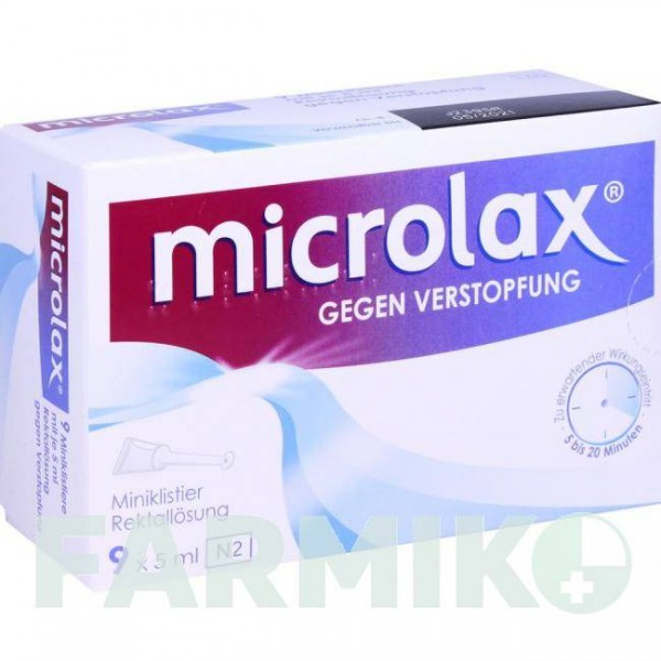 МІКРОЛАКС (MICROLAX) клізма 9x5 мл - Активні речовини JOHNSON & JOHNSON
