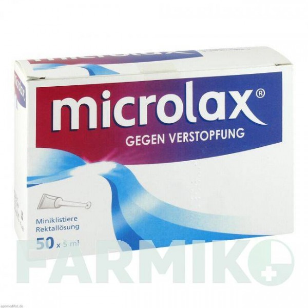 МІКРОЛАКС (MICROLAX) клізма 50x5 мл - Активні речовини ORIFARM