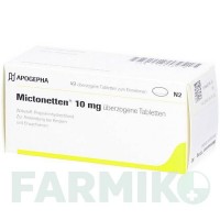 МИКТОНЕТТЕН (MICTONETTEN) 10 мг таблетки 49 шт - Пропиверин APOGEPHA