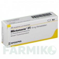 МИКТОНОРМ (MICTONORM) таблетки 28 шт - Пропиверин APOGEPHA