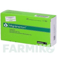 МІГРЕНЕРТОН (MIGRAENERTON) капсули 20 шт - Метоклопрамід, Парацетамол ESTEVE PHARMACEUTICALS