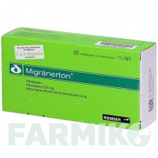 МИГРЕНЕРТОН (MIGRAENERTON) капсулы 20 шт - Метоклопрамид, Парацетамол ESTEVE PHARMACEUTICALS