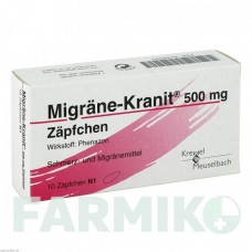 МИГРЕНЕ КРАНИТ (MIGRANE KRANIT) 500 мг суппозитории 10 шт - Феназон HERMES