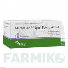 МИЛКСАУР (MILCHSAURE) раствор для инъекций 50 шт - Гомеопатия HOMOOPATHISCHES ALEXANDER PFLUGER