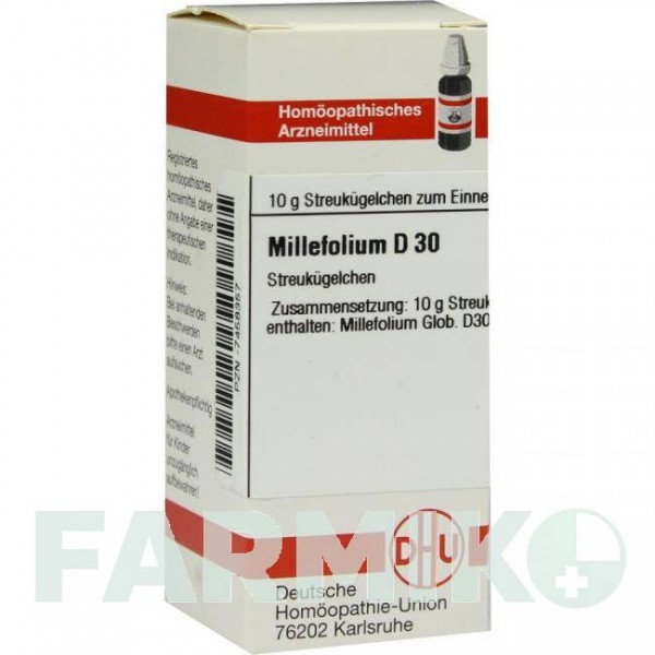 МИЛЛЕФОЛИУМ (MILLEFOLIUM) D 30 глобули 10 г - Гомеопатия DHU