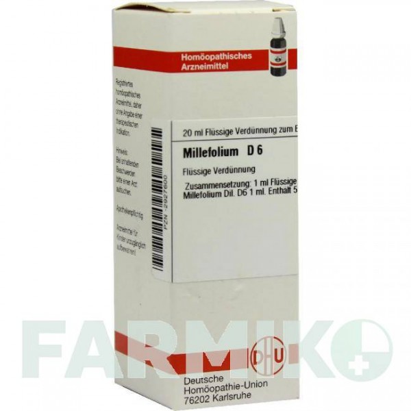 МИЛЛЕФОЛИУМ (MILLEFOLIUM) D 6 раствор 20 мл - Гомеопатия DHU