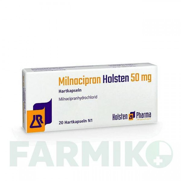 МИЛНАЦИПРАН (MILNACIPRAN) 50 мг капсулы 20 шт - Милнаципран HOLSTEN PHARMA
