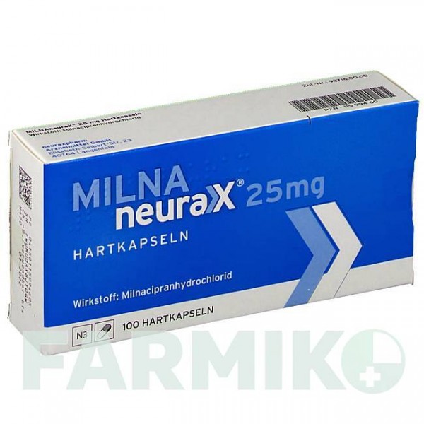 МІЛНАНЕВРАКС (MILNANEURAX) 25 мг капсули 100 шт - Мілнаципран NEURAXPHARM
