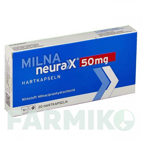 МІЛНАНЕВРАКС (MILNANEURAX) 50 мг капсули 20 шт - Мілнаципран NEURAXPHARM