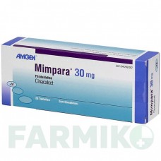 МИМПАРА (MIMPARA) 30 мг таблетки 28 шт - Цинакальцет ABACUS MEDICINE